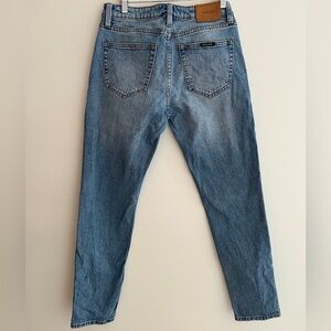 ROLLA'S Men's Denim Jeans Tim Slims BBQ Blue Colour Slim Fit Zip Fly  29W 32L